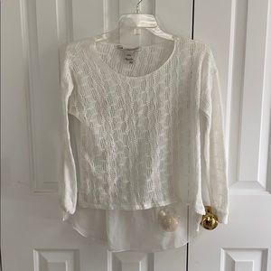 American Rag Sheer back blouse